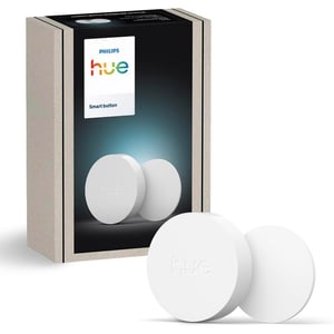 Inteligentný vypínač Philips Hue Smart Button, biely, bezdrôtový stmievač pre systém Hue, bez nutnosti inštalácie, nová generácia