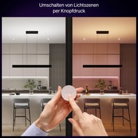 Inteligentný vypínač Philips Hue Smart Button, biely, bezdrôtový stmievač pre systém Hue, bez nutnosti inštalácie, nová generácia 3