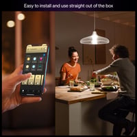 Inteligentná LED žiarovka Philips Hue A67, teplé biele svetlo 2700K, pätica E27, 13,5W, 1600 lúmenov, stmievateľná, kompatibilná s Alexa a Google Assistant 2