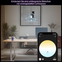 Inteligentná LED žiarovka Philips Hue A67, White Ambiance, pätica E27, 11,8 W, 1600 lm, 1000K – 20000K, stmievateľná, kompatibilná s Alexa a Google Assistant 8