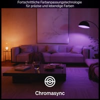 Inteligentná LED žiarovka Philips Hue A67, White Ambiance, pätica E27, 11,8 W, 1600 lm, 1000K – 20000K, stmievateľná, kompatibilná s Alexa a Google Assistant 5