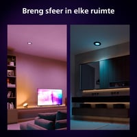 Inteligentné vstavané bodové svietidlo Philips Hue Slim, 3 ks - 90 mm - biele a farebné svetlo - Bluetooth - kompatibilné s Alexa, Apple Home a Google Assistant 5