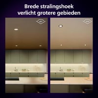 Inteligentné vstavané bodové svietidlo Philips Hue Slim, 3 ks - 90 mm - biele a farebné svetlo - Bluetooth - kompatibilné s Alexa, Apple Home a Google Assistant 3