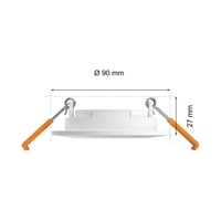 Inteligentné vstavané bodové svietidlo Philips Hue Slim, 3 ks - 90 mm - biele a farebné svetlo - Bluetooth - kompatibilné s Alexa, Apple Home a Google Assistant 9