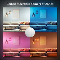 Bezdrôtový otočný vypínač Philips Hue Tap Dial Switch v bielej farbe pre inteligentnú domácnosť, kompatibilný s Bluetooth a Bridge, s podporou Alexa a Google Home 6