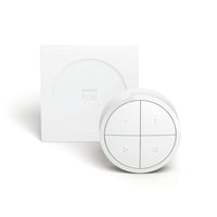 Bezdrôtový otočný vypínač Philips Hue Tap Dial Switch v bielej farbe pre inteligentnú domácnosť, kompatibilný s Bluetooth a Bridge, s podporou Alexa a Google Home 2