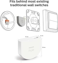 Inteligentný modul Philips Hue Wall Switch, balenie 2 ks, biela, montáž pod existujúce vypínače, pre inteligentné osvetlenie 8