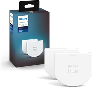 Inteligentný modul Philips Hue Wall Switch, balenie 2 ks, biela, montáž pod existujúce vypínače, pre inteligentné osvetlenie