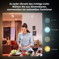 Bec Philips Hue White Ambiance B39 E14 LED, 470 lm, alb, set de 2 bucăți 3