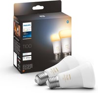 Bec LED Philips Hue White Ambiance E27 A60 1100lm – set de 2 bucăți, lumină albă 1
