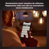 LED žiarovka Philips Hue White Ambiance Filament A60 E27, 7 W, Bluetooth, stmievateľná, nastaviteľné biele svetlo, teplá a studená biela 5