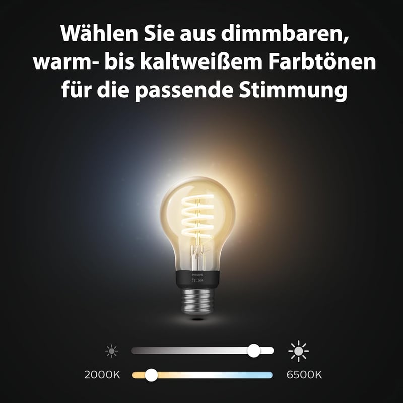 Philips Hue White Ambience E27 7W dimmelhető okos izzó 3db