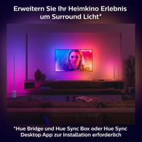 Stojacia LED lampa Philips Hue White and Color Ambiance Gradient Signe, čierna – 2550 lm, 16 miliónov farieb, Bluetooth, kompatibilná s Alexa a Google Assistant 6