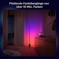 Stojacia LED lampa Philips Hue White and Color Ambiance Gradient Signe, čierna – 2550 lm, 16 miliónov farieb, Bluetooth, kompatibilná s Alexa a Google Assistant 2