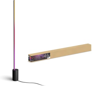 Philips Hue White and Color Ambiance Gradient Signe crna LED podna lampa – 2550 lm, 16 milijuna boja, Bluetooth, kompatibilna s Alexa i Google Assistant