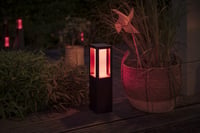 Set de bază lampă de exterior Philips Hue White and Color Ambiance Impress - Aluminiu negru, compatibil cu Alexa, Google Assistant și Apple HomeKit 7