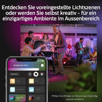 Philips Hue White and Color Ambiance Impress vanjska stazna rasvjeta, 1180 lm, 16 milijuna boja, glasovno upravljanje i aplikacija, crna 9