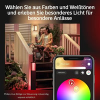 Philips Hue White and Color Ambiance Impress vanjska stazna rasvjeta, 1180 lm, 16 milijuna boja, glasovno upravljanje i aplikacija, crna 8