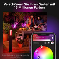 Philips Hue White and Color Ambiance Impress vanjska stazna rasvjeta, 1180 lm, 16 milijuna boja, glasovno upravljanje i aplikacija, crna 7