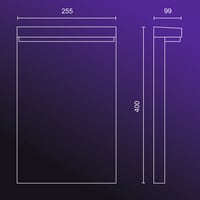 Vonkajšie stojanové svietidlo Philips Hue White and Color Ambiance Nyro, čierne, 1020 lm, 16 miliónov farieb, stmievateľné, ovládanie cez aplikáciu, kompatibilné s Alexa 4