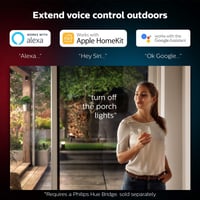 Vonkajšie stojanové svietidlo Philips Hue White and Color Ambiance Nyro, čierne, 1020 lm, 16 miliónov farieb, stmievateľné, ovládanie cez aplikáciu, kompatibilné s Alexa 8