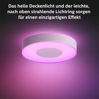 Stropné svietidlo Philips Hue White & Color Ambiance Infuse veľkosti L (3700 lm), 16 miliónov farieb, hlasové ovládanie a aplikácia, biele, stmievateľné inteligentné osvetlenie 3