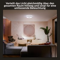 Stropné svietidlo Philips Hue White & Color Ambiance Infuse veľkosti L (3700 lm), 16 miliónov farieb, hlasové ovládanie a aplikácia, biele, stmievateľné inteligentné osvetlenie 5
