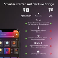 Stropné svietidlo Philips Hue White & Color Ambiance Infuse, veľkosť M, čierne, 2100 lm, stmievateľné, 16 miliónov farieb, ovládanie cez Alexu a aplikáciu 7