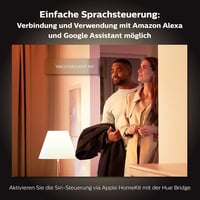 Philips Hue White E14 luster LED žarulja, 470 lm, prigušiva, topla bijela svjetlost, upravljanje putem aplikacije, kompatibilna s Amazon Alexa, 2 komada 5