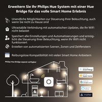Philips Hue White E14 luster LED žarulja, 470 lm, prigušiva, topla bijela svjetlost, upravljanje putem aplikacije, kompatibilna s Amazon Alexa, 2 komada 6