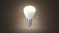 Philips Hue White E14 luster LED žarulja, 470 lm, prigušiva, topla bijela svjetlost, upravljanje putem aplikacije, kompatibilna s Amazon Alexa, 2 komada 2