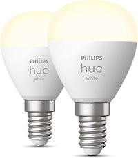 Philips Hue White E14 luster LED žarulja, 470 lm, prigušiva, topla bijela svjetlost, upravljanje putem aplikacije, kompatibilna s Amazon Alexa, 2 komada 4