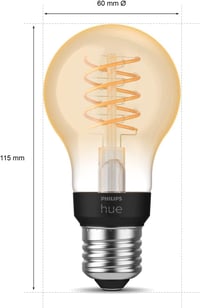 Philips Hue White E27 Filament LED izzó 550 lm, dimmelhető okos lámpa 2
