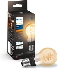 Philips Hue White E27 Filament LED izzó 550 lm, dimmelhető okos lámpa 1