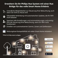 Philips Hue White E27 filament velika globus žarulja G125, 550 lm, toplo bijelo svjetlo, prigušiva, upravljanje putem aplikacije, kompatibilna s Alexom, 1 kom. 6