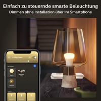 Bec LED Philips Hue White E27, 1055 lm, lumină albă caldă, reglabil, control prin aplicație, compatibil cu Amazon Alexa, 1 buc. 7