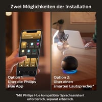 Bec LED Philips Hue White E27, 1055 lm, lumină albă caldă, reglabil, control prin aplicație, compatibil cu Amazon Alexa, 1 buc. 4