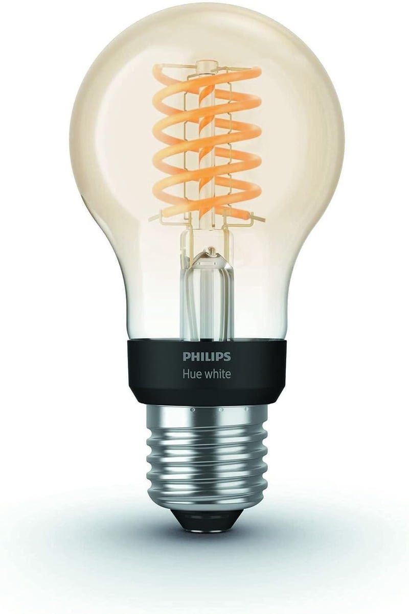Philips Hue White Filament E27 LED izzó, dimmelhető, meleg fehér, okos vezérlés