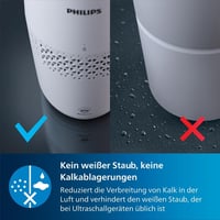 Philips Humidifier 2000 Series Párásító, 99,97%-kal Kevesebb Baktériummal, 2L Tartály, 31m² Helyiséghez, Ultra Csendes 32dB, Automata Kikapc 5