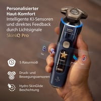Aparat de ras umed și uscat pentru bărbați Philips i9000 Prestige Ultra, senzor de presiune și mișcare, 5+1 accesorii pentru stilizarea bărbii, mașină de tuns pentru nas, stație de curățare, XP9401/38 6
