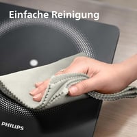 Plită cu inducție Philips 3000 - Negru, afișaj cu panou tactil 5