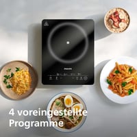 Plită cu inducție Philips 3000 - Negru, afișaj cu panou tactil 4