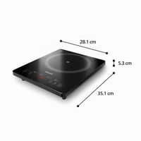 Plită cu inducție Philips 3000 - Negru, afișaj cu panou tactil 6