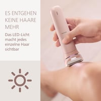 Aparat de ras electric fără fir pentru femei Philips Lady Shaver Seria 8000 BRL129/00, pentru utilizare umedă și uscată, cu cap flexibil cu 3 lame, lumină LED și autonomie de 100 de minute 4