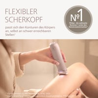 Aparat de ras electric fără fir pentru femei Philips Lady Shaver Seria 8000 BRL129/00, pentru utilizare umedă și uscată, cu cap flexibil cu 3 lame, lumină LED și autonomie de 100 de minute 2