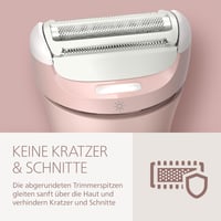 Aparat de ras electric fără fir pentru femei Philips Lady Shaver Seria 8000 BRL129/00, pentru utilizare umedă și uscată, cu cap flexibil cu 3 lame, lumină LED și autonomie de 100 de minute 7