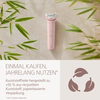 Aparat de ras electric fără fir pentru femei Philips Lady Shaver Seria 8000 BRL129/00, pentru utilizare umedă și uscată, cu cap flexibil cu 3 lame, lumină LED și autonomie de 100 de minute 10