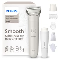 Aparat de ras electric fără fir Philips Lady Shaver Seria 8000 BRL159/00 pentru femei, utilizare umedă și uscată, 3 lame, cap flexibil, LED, față/picioare/corp/zonă inghinală, 100 minute 1