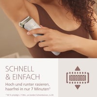Aparat de ras electric fără fir Philips Lady Shaver Seria 8000 BRL159/00 pentru femei, utilizare umedă și uscată, 3 lame, cap flexibil, LED, față/picioare/corp/zonă inghinală, 100 minute 7