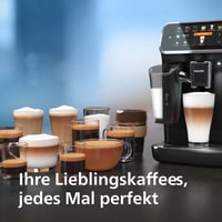 Espressor complet automat Philips LatteGo Seria 5400, negru, 12 specialități de cafea 5